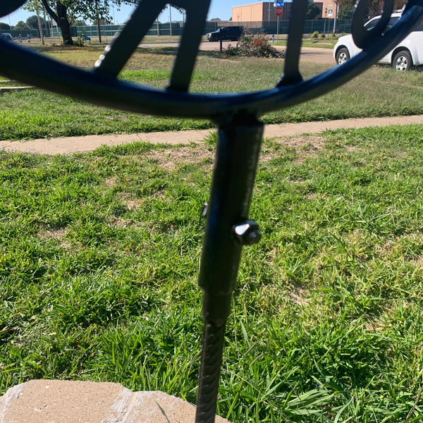 12",18",24",32", 36" HOUSTON ASTROS ON STAKE CUSTOM METAL VINTAGE CRAFT GARDEN SIGN HANDMADE