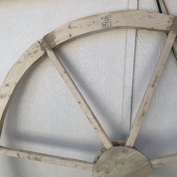 40",60" WAGON WHEEL NATURAL STAIN BARN WOOD WESTERN HOME DECOR RUSTIC HANDMADE NEW