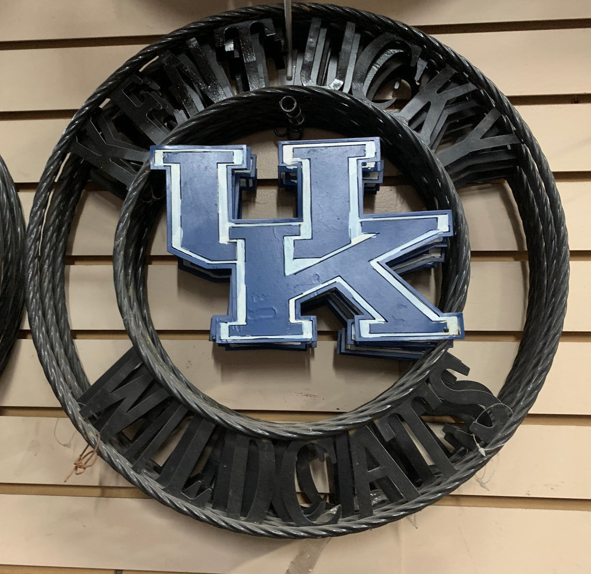 KENTUCKY WILDCATS CUSTOM METAL VINTAGE CRAFT SIGN WESTERN HOME DECOR HANDMADE