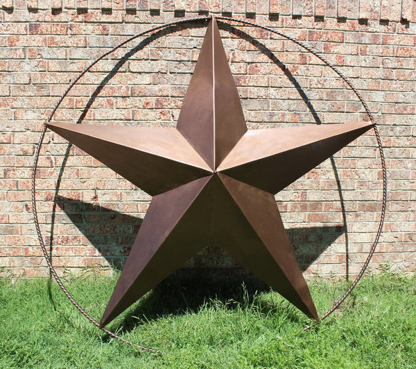 3" TO 96" HANDMADE BARN STAR METAL LONE STAR RUSTIC BRONZE COPPER WALL ART WESTERN HOME DECOR HANDMADE NEW #EH10531