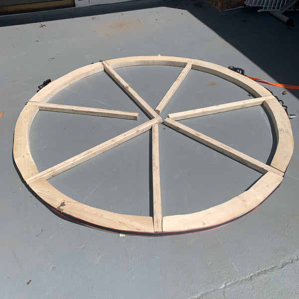 40",60" WAGON WHEEL NATURAL STAIN BARN WOOD WESTERN HOME DECOR RUSTIC HANDMADE NEW