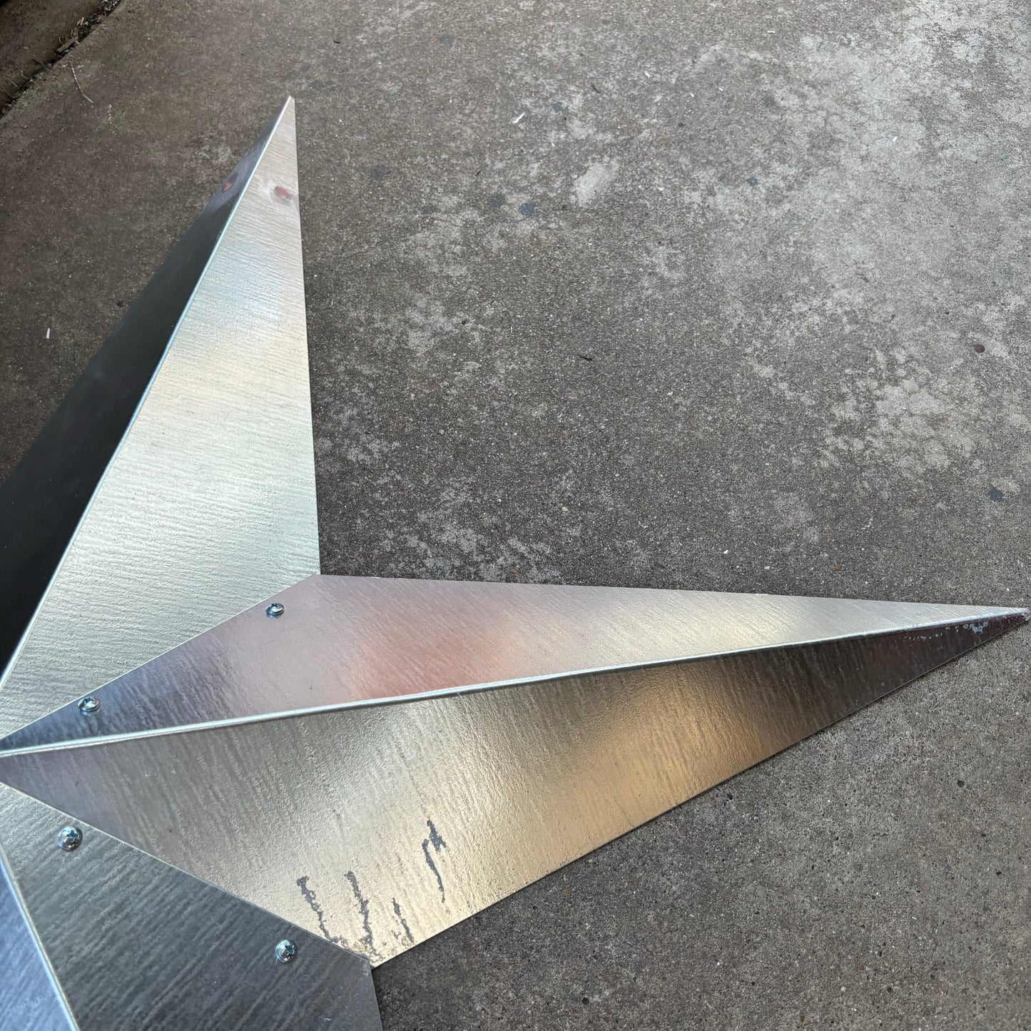 UNFINISHED GALVANIZED KIT STAR 3" TO 120" METAL BARN COUNTRY STAR WALL ART WESTERN HOME DECOR HANDMADE #EH10418
