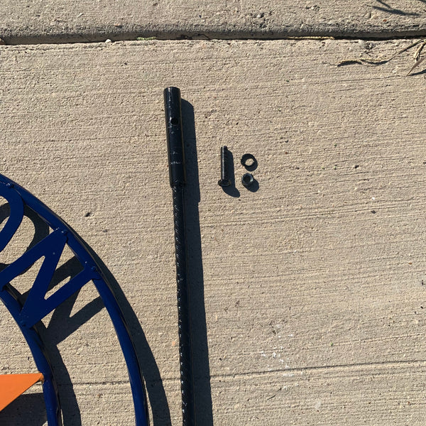 12",18",24",32", 36" HOUSTON ASTROS ON STAKE CUSTOM METAL VINTAGE CRAFT GARDEN SIGN HANDMADE