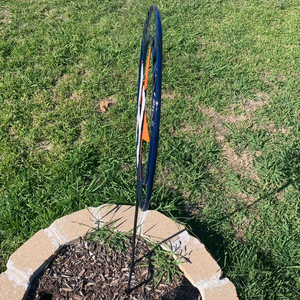 12",18",24",32", 36" HOUSTON ASTROS ON STAKE CUSTOM METAL VINTAGE CRAFT GARDEN SIGN HANDMADE