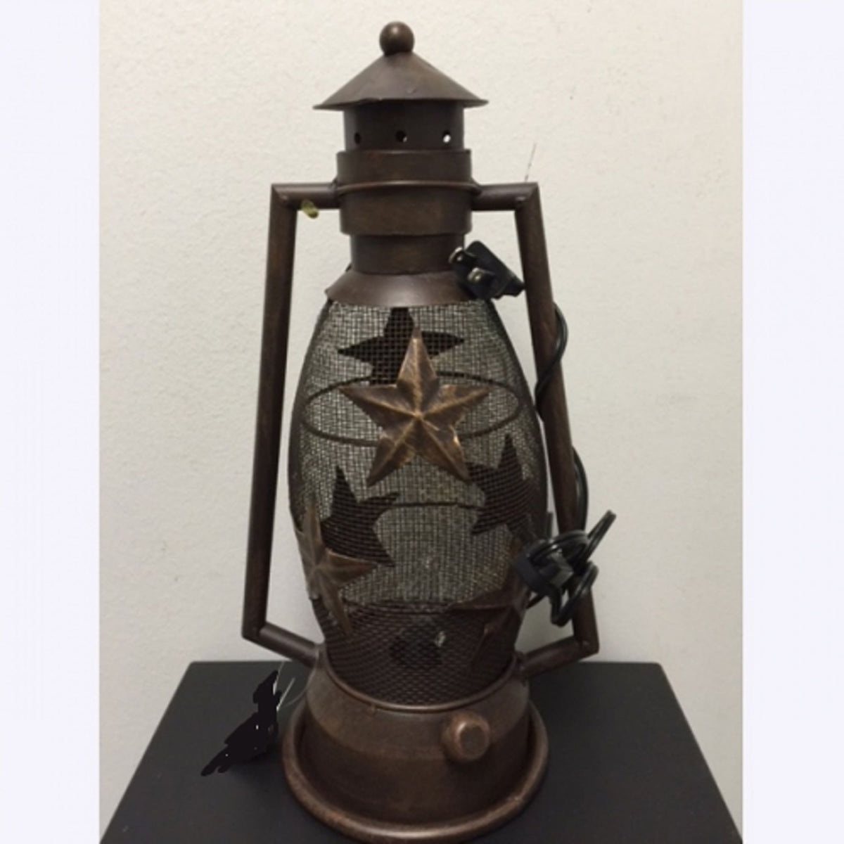 STAR LAMP METAL ART ELECTRIC LANTERN LAMP WESTERN HOME DECOR NEW LIGHTING #EH12727