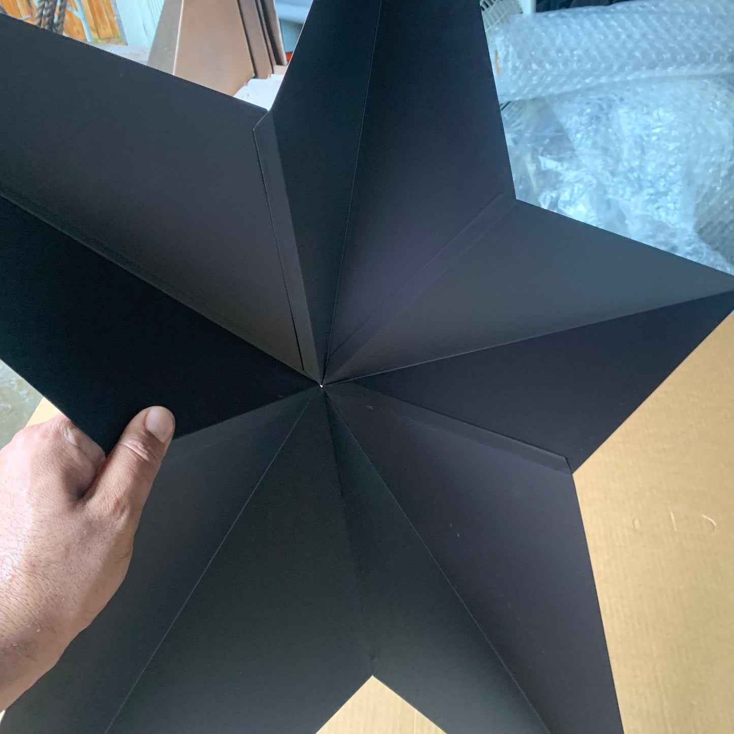 36" BARN STAR RUSTIC BRONZE 5 POINT METAL STAR OF DAVID WESTERN HOME DECOR HANDMADE NEW #EH10047