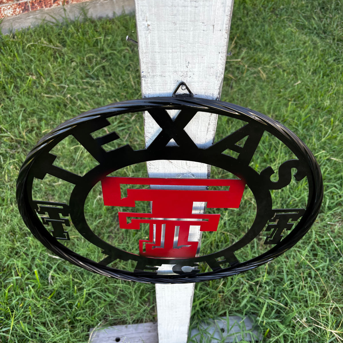 TEXAS TECH CUSTOM METAL VINTAGE CRAFT SIGN WESTERN HOME DECOR HANDMADE 12",18",24",32",36"