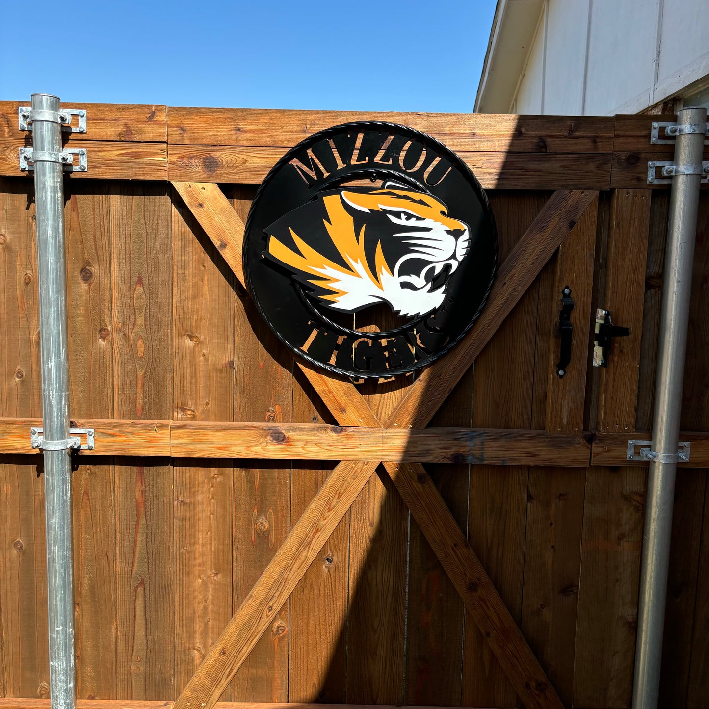 MIZZOU TIGERS MISSOURI CUSTOM METAL VINTAGE CRAFT TEAM SIGN HANDMADE