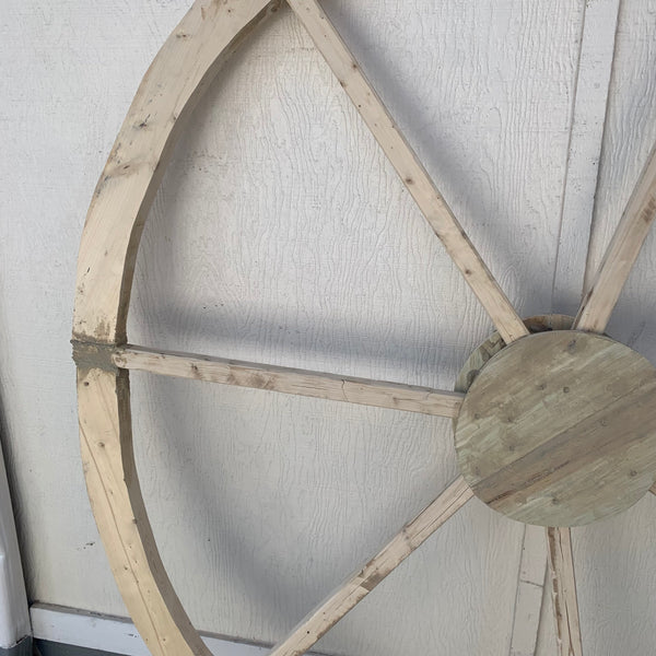 40",60" WAGON WHEEL NATURAL STAIN BARN WOOD WESTERN HOME DECOR RUSTIC HANDMADE NEW