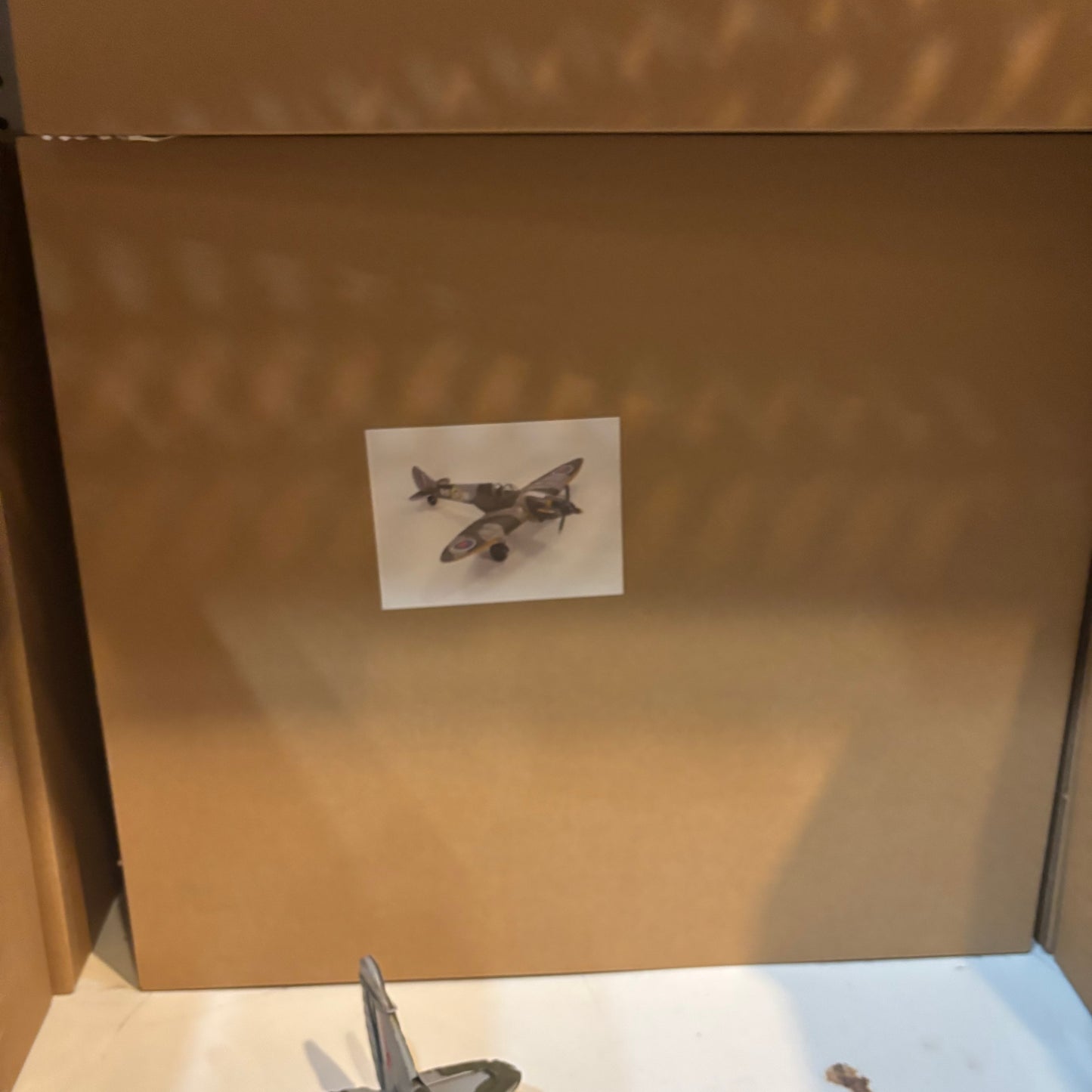 SPITFIRE METAL AIRPLAINE WW WESTERN HOME DECOR HANDMADE #RA0234
