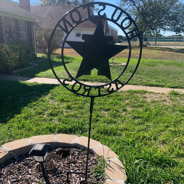 12",18",24",32", 36" HOUSTON ASTROS ON STAKE CUSTOM METAL VINTAGE CRAFT GARDEN SIGN HANDMADE