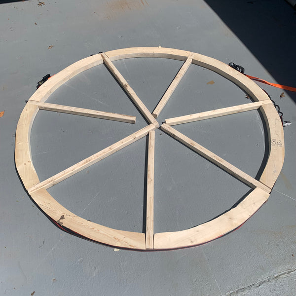 40",60" WAGON WHEEL NATURAL STAIN BARN WOOD WESTERN HOME DECOR RUSTIC HANDMADE NEW
