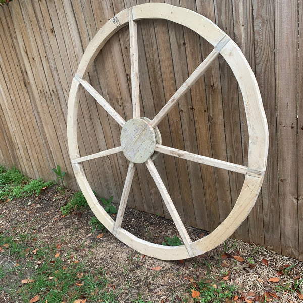 40",60" WAGON WHEEL NATURAL STAIN BARN WOOD WESTERN HOME DECOR RUSTIC HANDMADE NEW