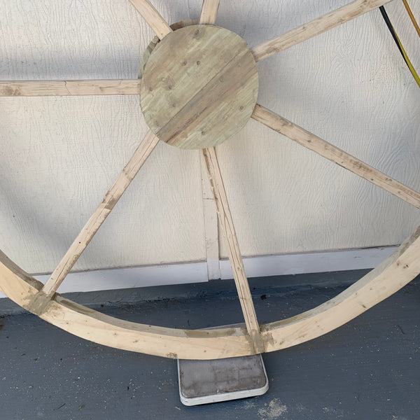 40",60" WAGON WHEEL NATURAL STAIN BARN WOOD WESTERN HOME DECOR RUSTIC HANDMADE NEW