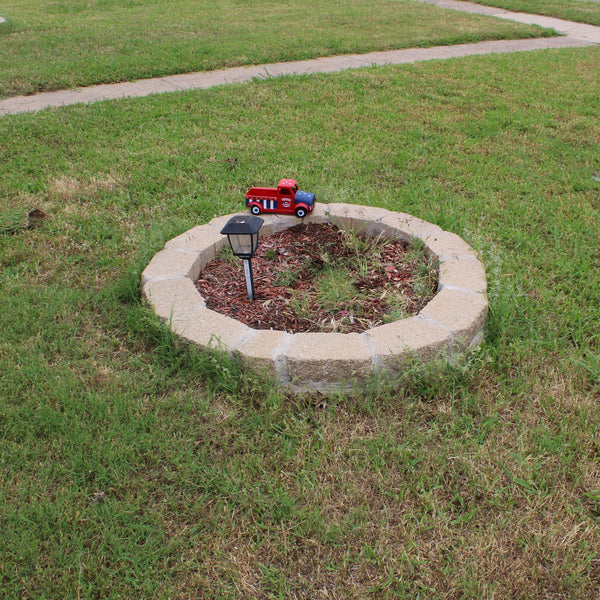 USA FREEDOM RED TRUCK 12" PICKUP TRUCK METAL ART FIGURINE VINTAGE WESTERN HOME DECOR HANDMADE  #EH12863