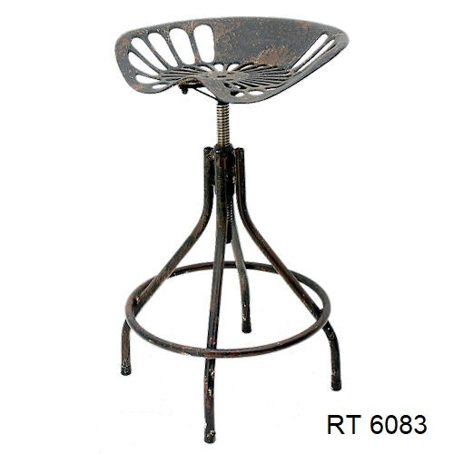 #RT6083 31" METAL CHAIR BARN METAL ART FURNITURE WESTERN HOME DECOR HANDMADE NEW