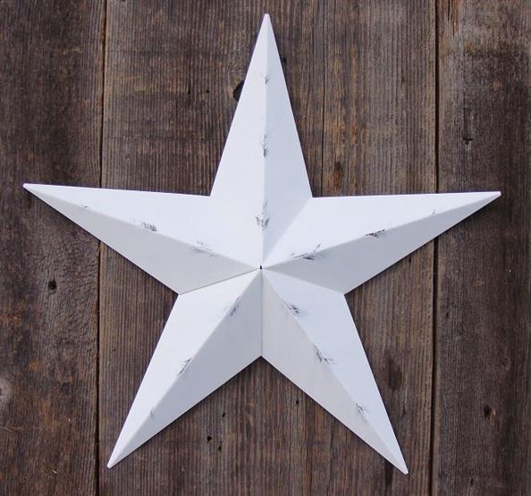 #EH10412 RUSTIC BARN STAR 32",40",53" METAL WALL ART MULTI COLOR WESTERN HOME DECOR HANDMADE