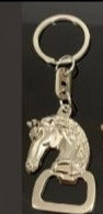 #SI_CK061 HORSE BOTTLE OPENER KEYCHAIN METAL RUSTIC BAR PUB DECOR WESTERN HOME DECOR HANDMADE NEW