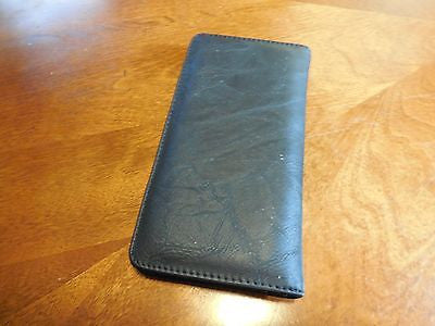 PRAYING COWBOY CHECKBOOK BI FOLD LEATHER MEN'S WALLET NEW