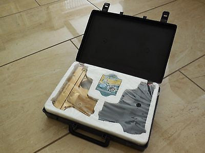 P328 BB GUN TOY PISTOL TWIN SET AIRSOFT SPRING BLACK/GOLD BRAND NEW