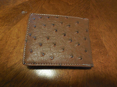 5" GENUINE LEATHER BI FOLD MEN'S WALLET STUDDED LONE STAR WALLET WESTERN FASHION ART