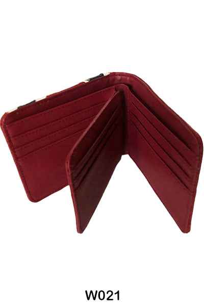 TEXAS FLAG WALLET BI FOLD LEATHER WALLET WESTERN FASHION NEW