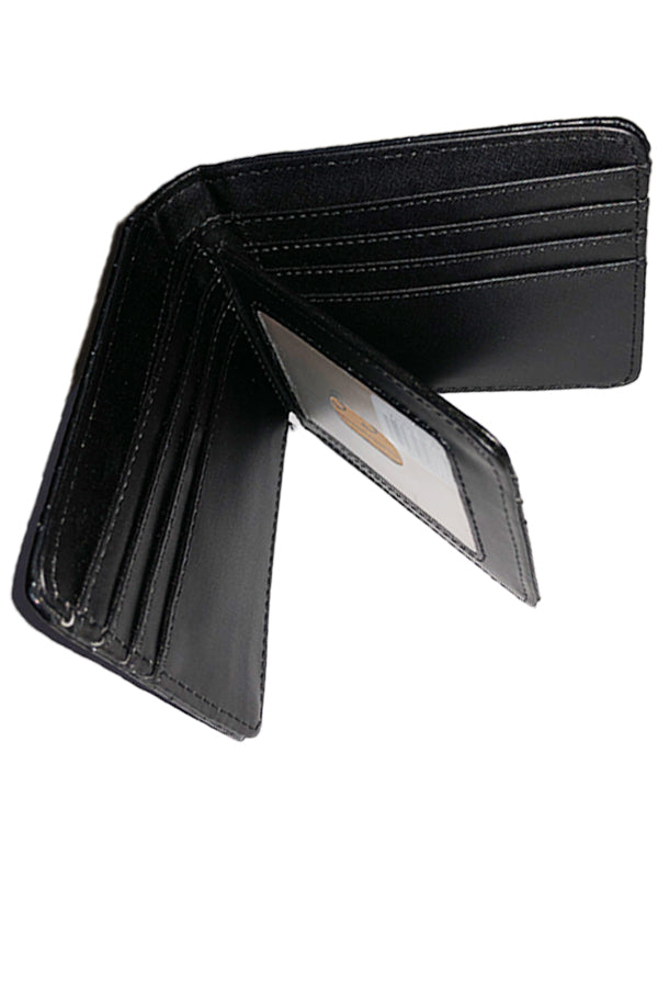 LONESTAR LEATHER WALLET BLACK WESTERN FASHION ART NEW