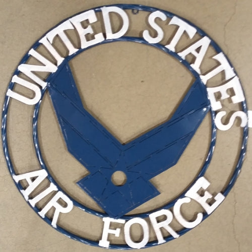 24" US AIRFORCE MILITARY METAL WALL ART WESTERN HOME DECOR NEW