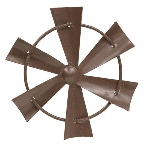 6.25" RUSTIC HANGING WINDMILL FARMHOUSE METAL WALL ART WESTERN HOME DECOR #EH11796--FREE SHIPPING