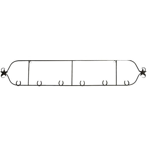 #RA_HS6935 8.25" X 47.5" HORIZONTAL THREE PLATE HOLDER WESTERN HOME DECOR NEW
