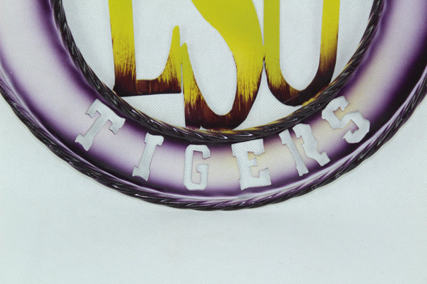 12",18", 24", 32", 36" GEAUX TIGERS CUSTOM METAL VINTAGE CRAFT SIGN TEAM HANDMADE