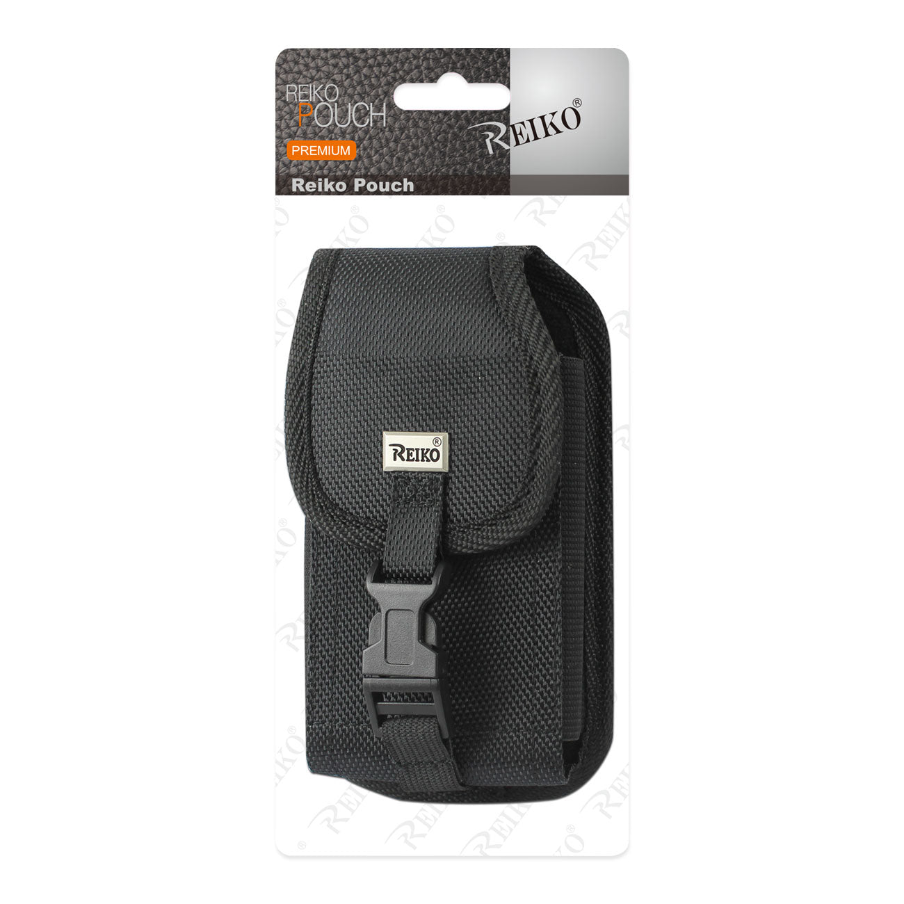 PH01B-BK 7" REIKO XL MEGA EXTRA LARGE VERTICAL CAMO RUGGED POUCH VELCO CLOSURE & BELT LOOP BUCKLE CLIP HOLSTER CELL PHONE CASE UNIVERSAL OVERSIZE --FREE SHIPPING