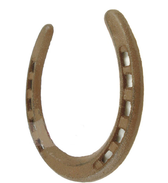 5.5"x 4.75" Lucky Horseshoe Cast Iron Decorative Rustic Brown Western Decor 5 1/2 x 4 3/4 in --Item# 56642