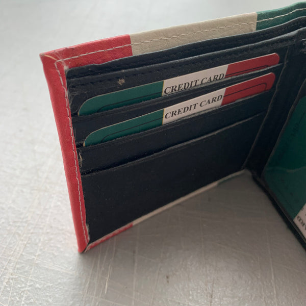 5" MEXICO FLAG WALLET LEATHER BIFOLD WALLET NEW