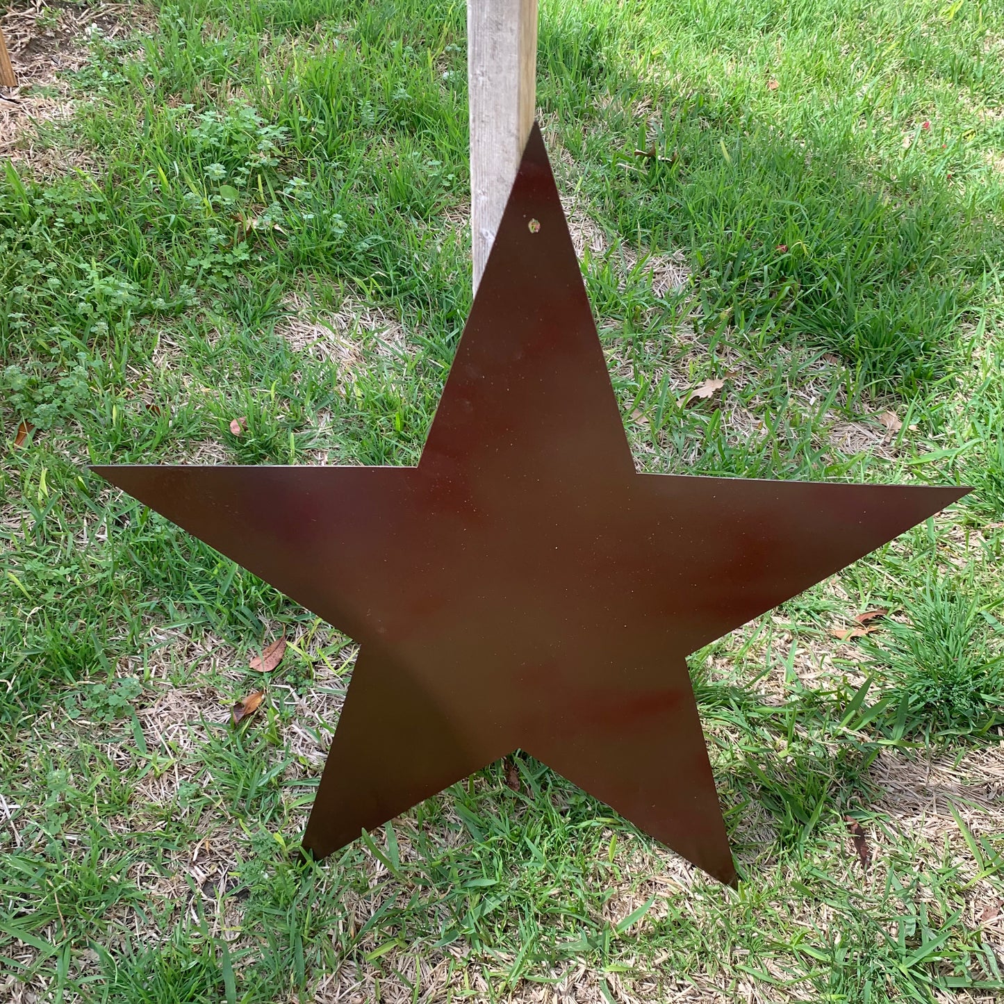 2D FLAT STAR BARN PLAIN LASERCUT METAL BROWN STAR ART WESTERN HOME DECOR HANDMADE #EH12822