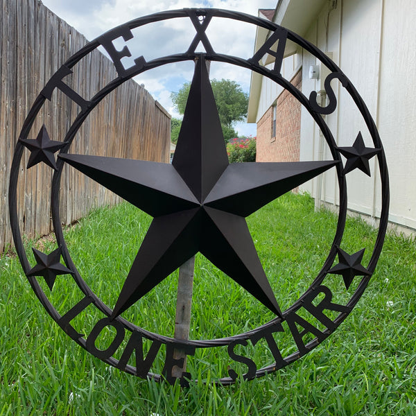 TEXAS LONESTAR METAL ART WESTERN HOME WALL DECOR RUSTIC VINTAGE BROWN NEW, SIZE:24",32",36",40",42",44",46",50"