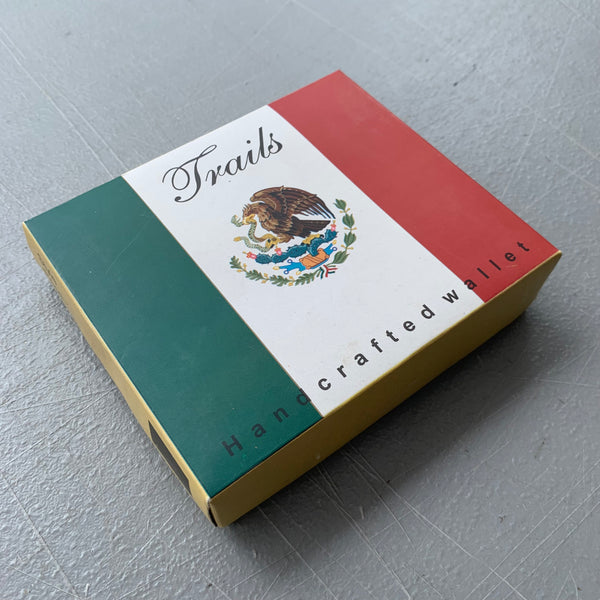 5" MEXICO FLAG WALLET LEATHER BIFOLD WALLET NEW