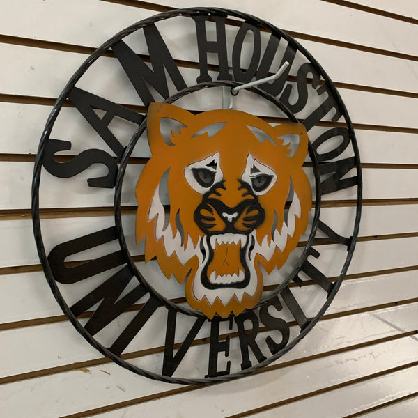 18",24",32" SHSU SAM HOUSTON STATE BEARKATS CUSTOM VINTAGE METAL TEAM CRAFT WESTERN HOME DECOR HANDMADE