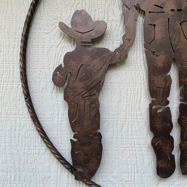 18",24" FATHER & 2 SON LASER CUT METAL WALL ART CUSTOM VINTAGE CRAFT RUSTIC BRONZE COPPER HAND MADE