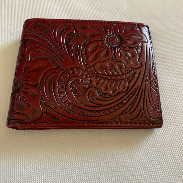 5" MEN'S WALLET GENUINE LEATHER BIFOLD WESTERN STYLE WALLET NEW