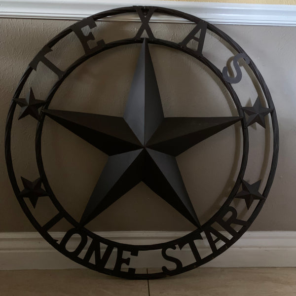 TEXAS LONESTAR METAL ART WESTERN HOME WALL DECOR RUSTIC VINTAGE BROWN NEW, SIZE:24",32",36",40",42",44",46",50"