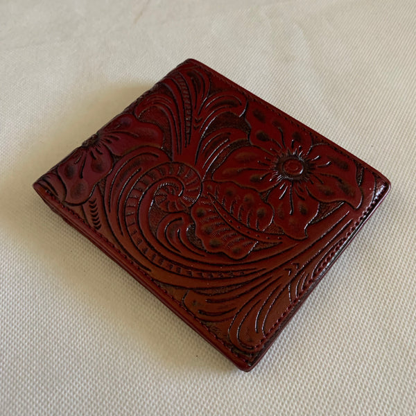 5" MEN'S WALLET GENUINE LEATHER BIFOLD WESTERN STYLE WALLET NEW