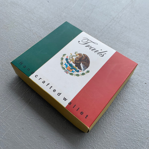 5" MEXICO FLAG WALLET LEATHER BIFOLD WALLET NEW