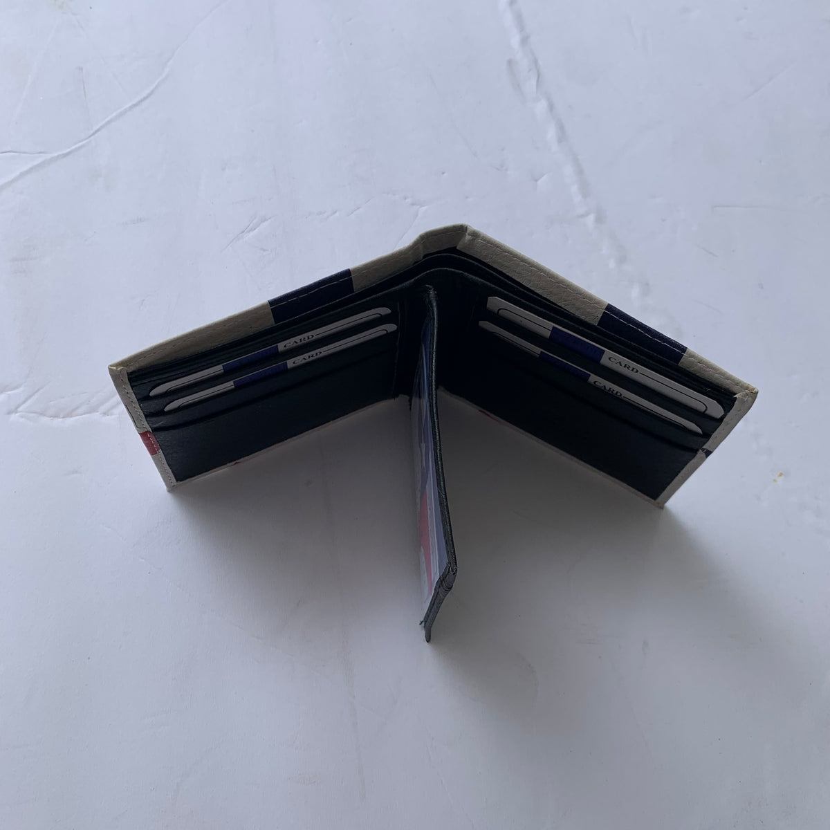 5" TEXAS FLAG WALLET LEATHER BIFOLD WALLET NEW