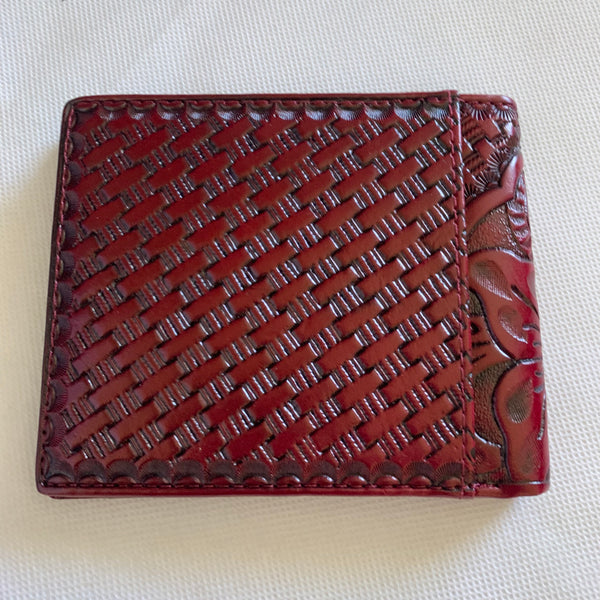 5" MEN'S WALLET GENUINE LEATHER BIFOLD WESTERN STYLE WALLET NEW