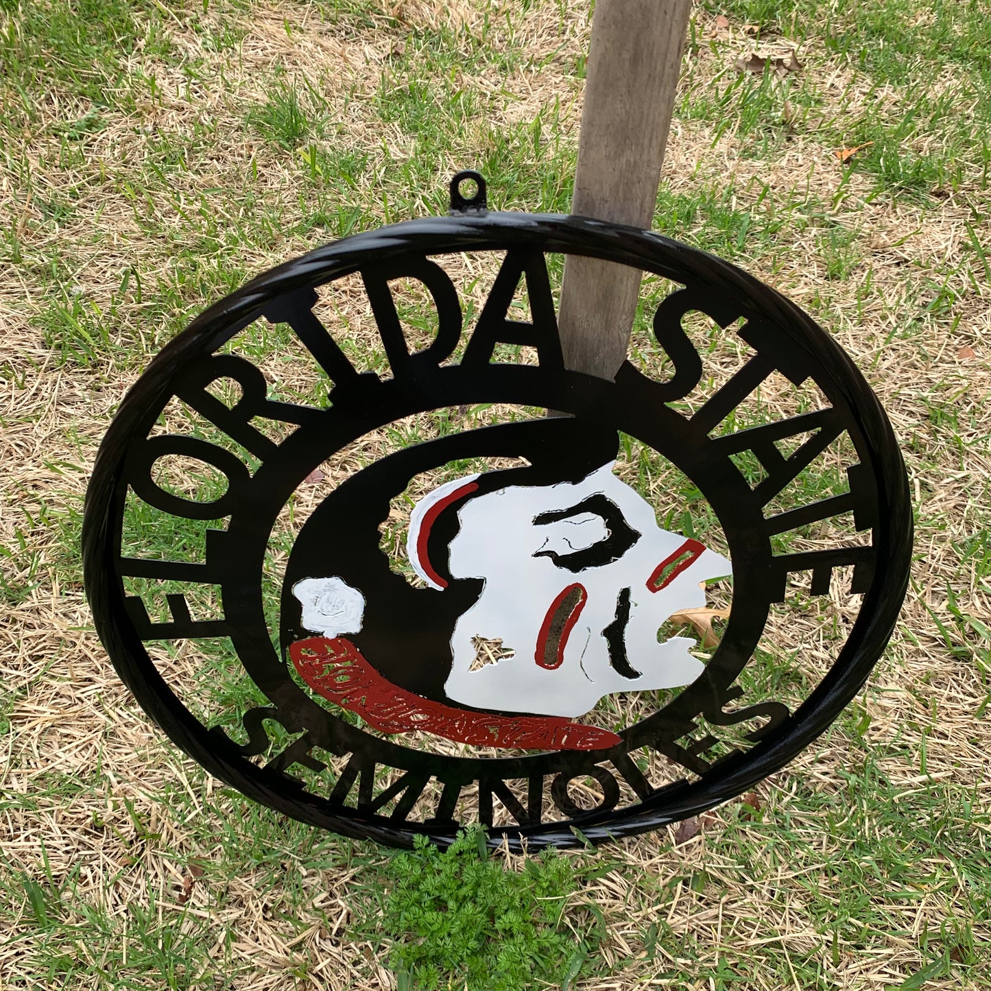 12", 18", 24", 32" FSU FLORIDA STATE SEMINOLES INDIAN LOGO METAL CUSTOM VINTAGE CRAFT TEAM SIGN