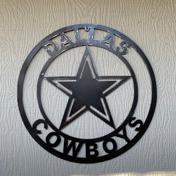 18", 24", 32" DALLAS COWBOYS LASER CUT CUSTOM VINTAGE RAW METAL CRAFT HANDMADE