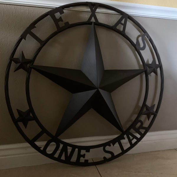 TEXAS LONESTAR METAL ART WESTERN HOME WALL DECOR RUSTIC VINTAGE BROWN NEW, SIZE:24",32",36",40",42",44",46",50"