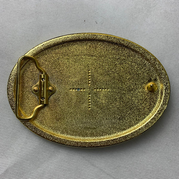 6" X 4" LONESTAR STATE GOLD STAR BELT BUCKLE EXTRA LARGE WESTERN METAL BUCKLE FASHION ART NEW #EH12225