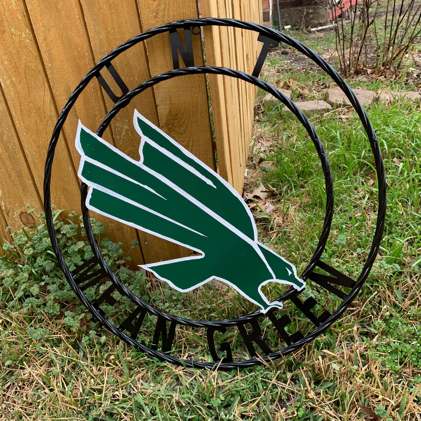 12",18",24",32",36" UNT MEAN GREEN CUSTOM METAL VINTAGE CRAFT SIGN TEAM HANDMADE